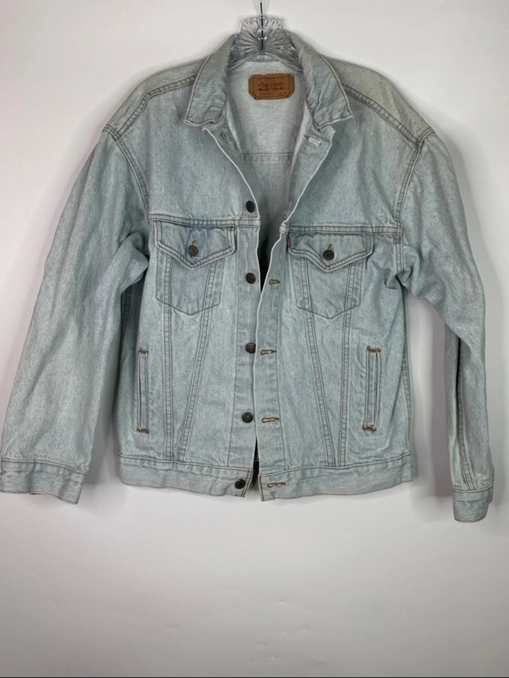 Vintage Levi's Denim Trucker Jacket 57508-0212 Size XL